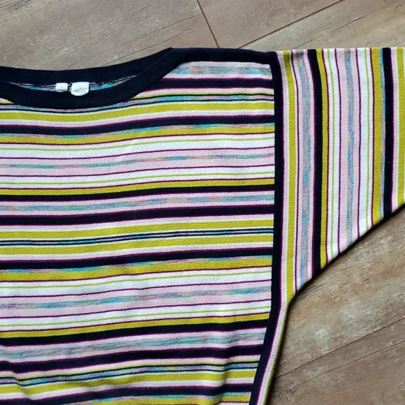 Anthropologie Moth dolman sleeve stripe sweater size small - Picture 7 of 9